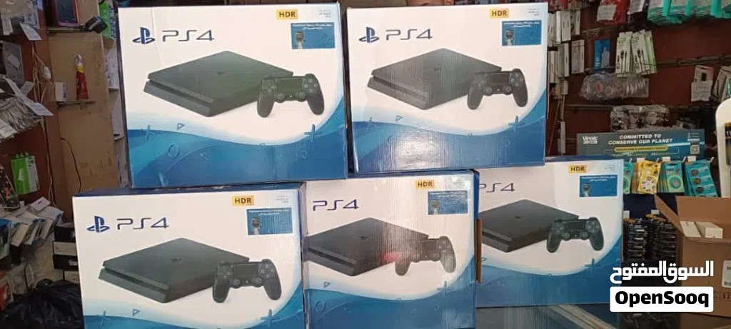 اجهزة بلايشتيشن PS4 معدل مهكر و اولاين كفاله سنه