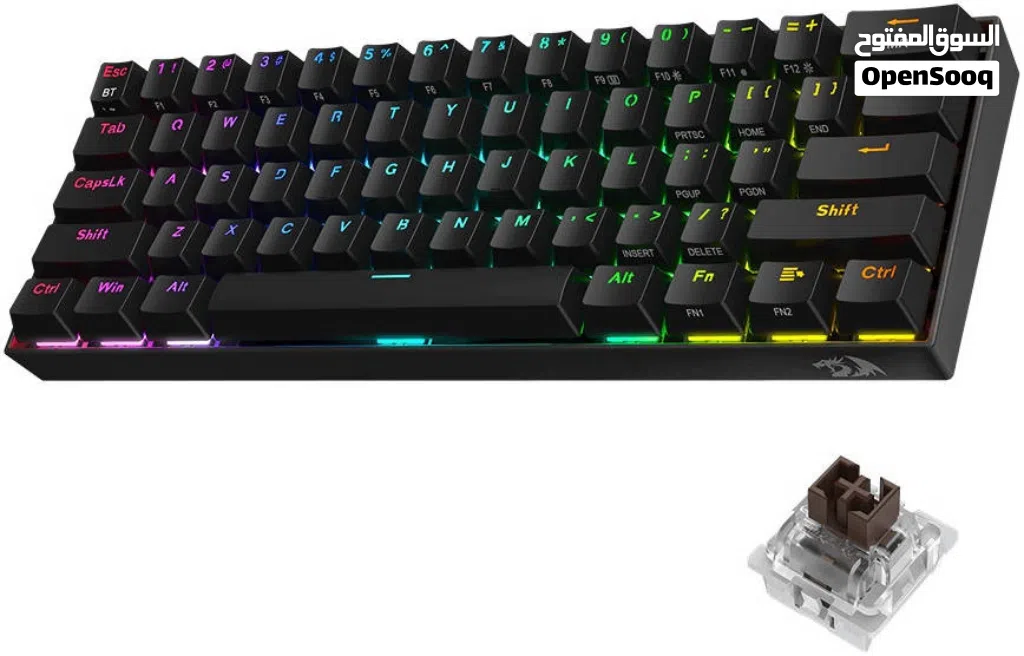 للبيع كيبورد ميكانيكل وماوس قيمنج