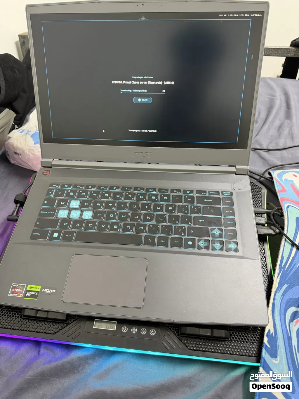 لابتوب قيمنق msi اقبل البدل ببي سي