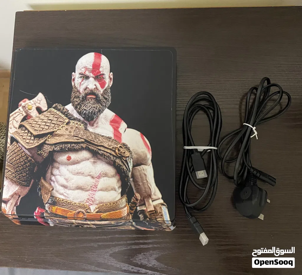 PS4 Console God of War Skin – Excellent Condition