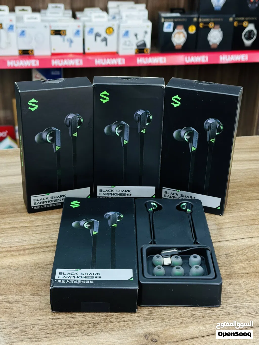 سماعة بلاك شارك للالعاب ومكالمات تايب سي كوع مائل للأسفل BLACK SHARK EARPHONES 2 Type-C