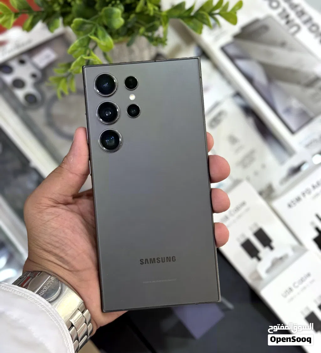 عرض خاص : Samsung S24 ultra 1TB بالذاكرة العملاقة هاتف نظيف بحالة الوكالة بدون اي شموخ أو مشاكل