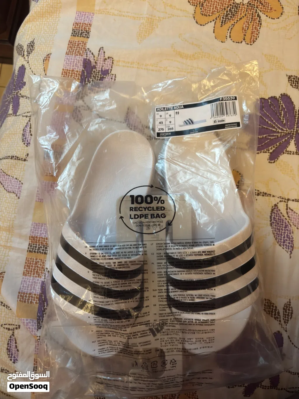 ADIDAS ADILETTE AQUA SLIDES SPORTSWEAR