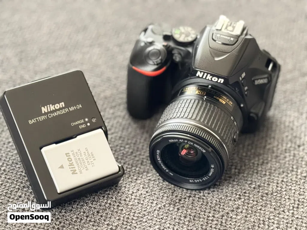 Nikon D5600 + 18-55mm Lens Excellent Condition OMR 290
