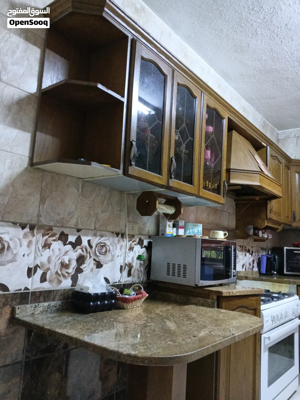مطبخ خشب بلوط مستعمل للبيع
