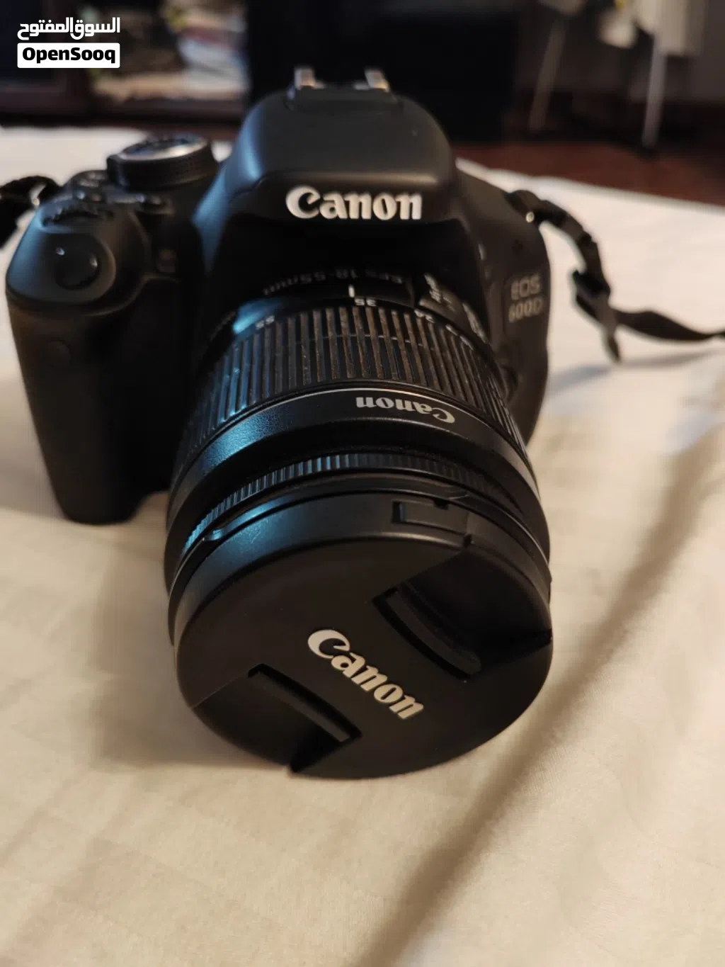كاميرا كانون Canon EOS 600D مع عدسة 18-55mm