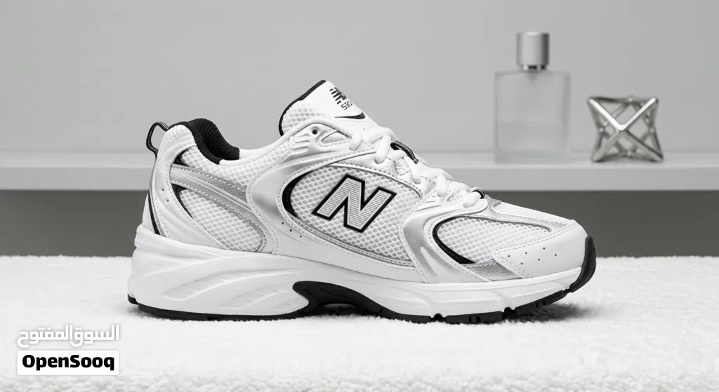 كوتشي New Balance 530 (أبيض × سيلفر) التريند الأول في الراحة والشياكة