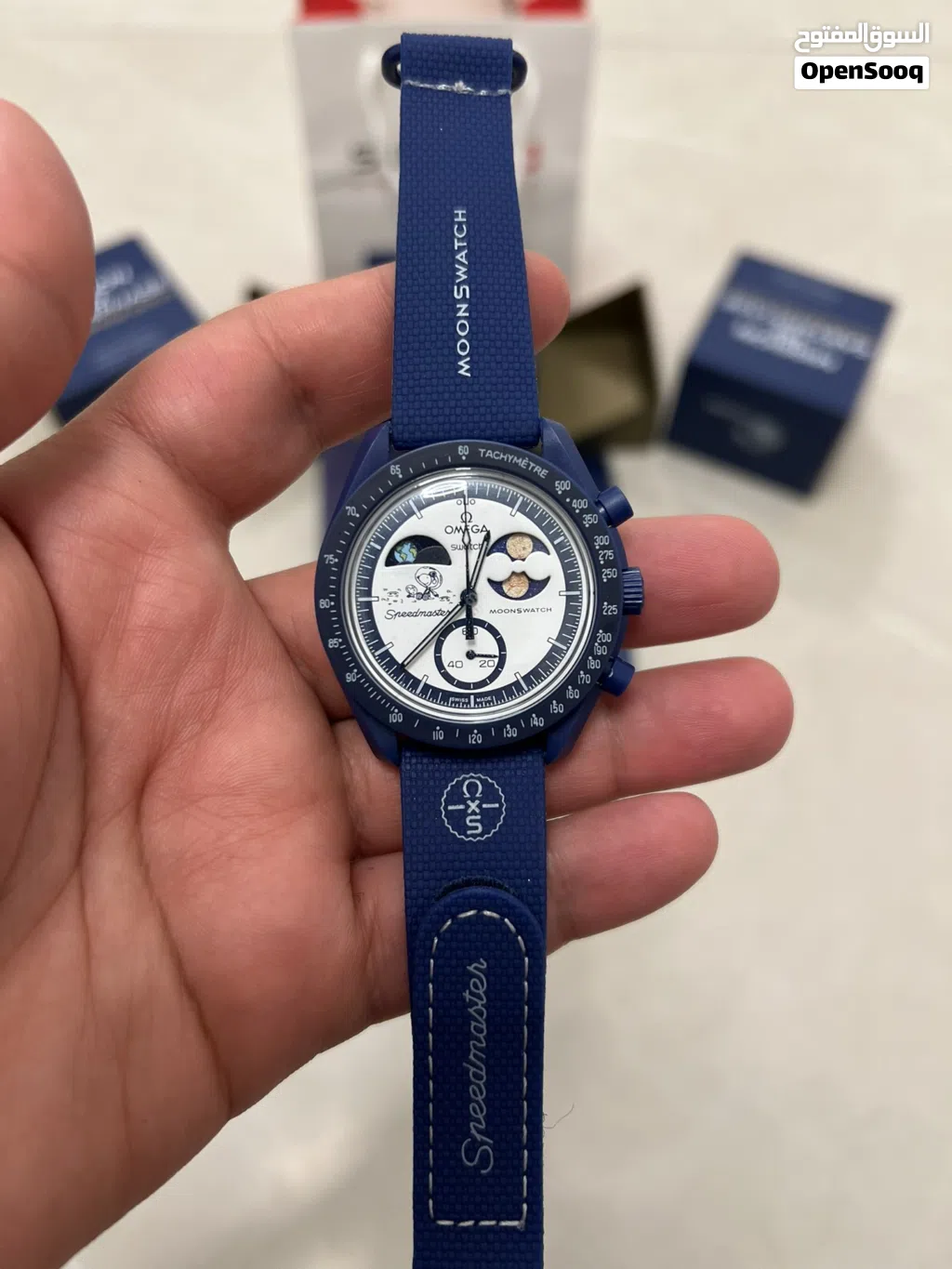 Omega x Swatch moonshine watchNew/ساعه اوميغا سواتش جديدة