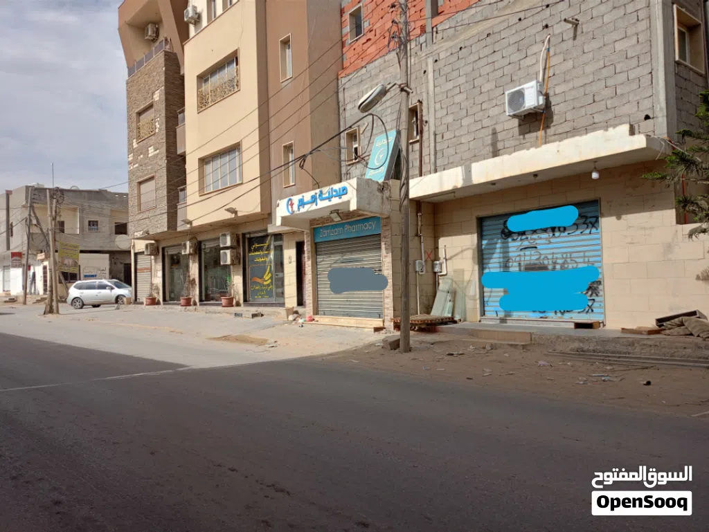 محل للايجار قريب على الطريق الساحلي جهة كوبري ابوحتيرة