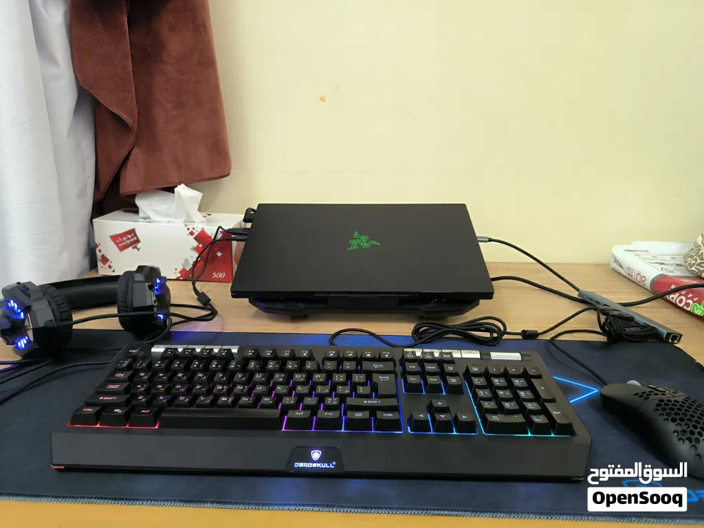 لابتوب Razer Blade 15 + كمبو ألعاب RGB