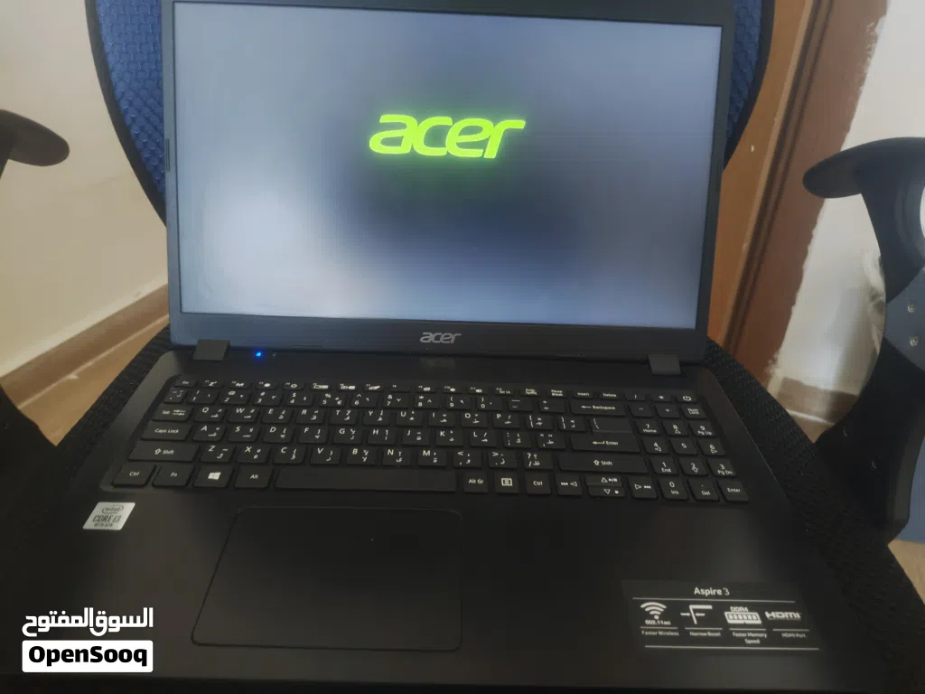 لابتوب acer مستخدم intel i3-10 1TB HDD 4gbRam DDR4