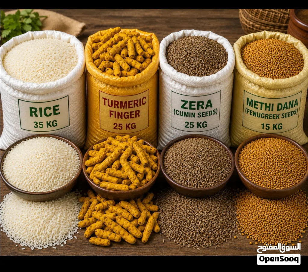 Food items for sale in bulks.