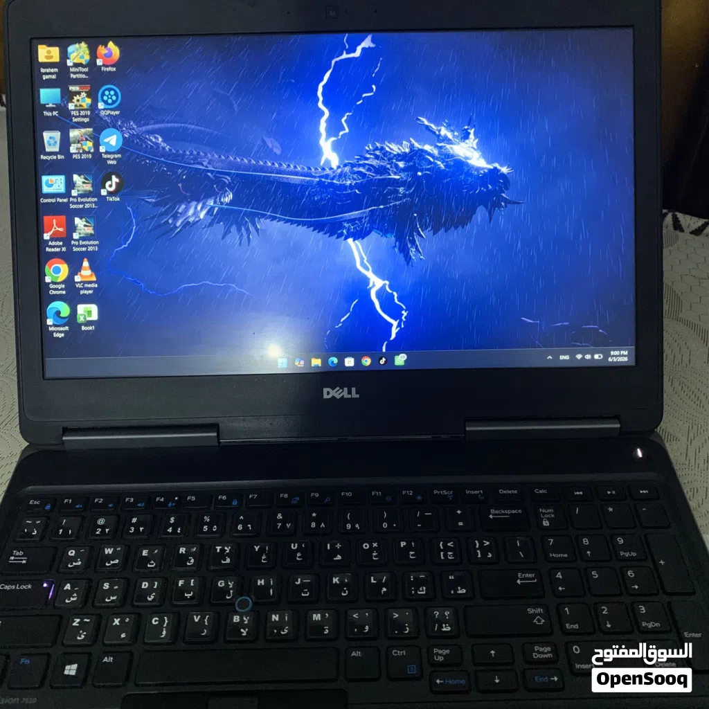 لاب توب ورك ستيشن dell precision 7520 بكارت Nvidia Quadro M2200