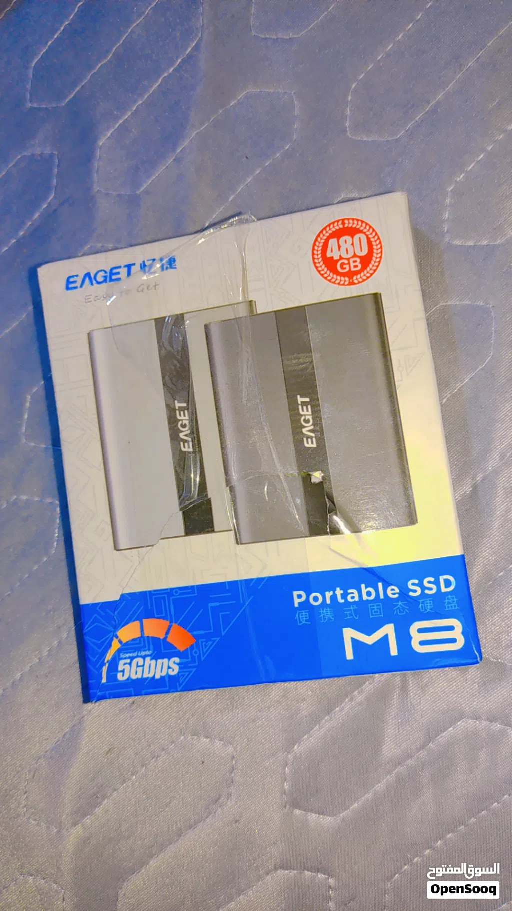 هارد ماركة EAGET حجم GB 480 SSD خارجي شرط السرعه فوك 500 ميغا بالثانيه