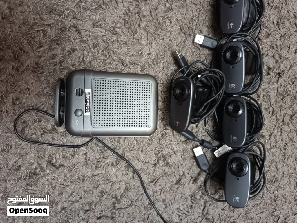 كاميراتLogitech C310 HD باللون الأسود.الكوم كامل 300