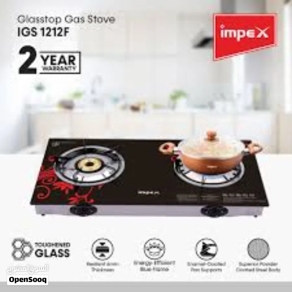 Impex LP Gas Stove IGS 1212F (FFD) USED ONLY ONCE !