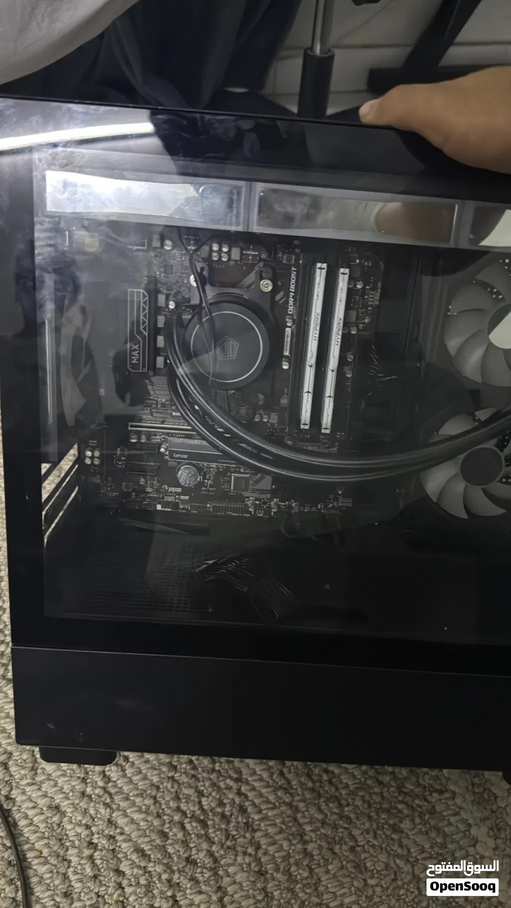 معالج RYZEN 5600G مع موذربورد MSI B450 MAX