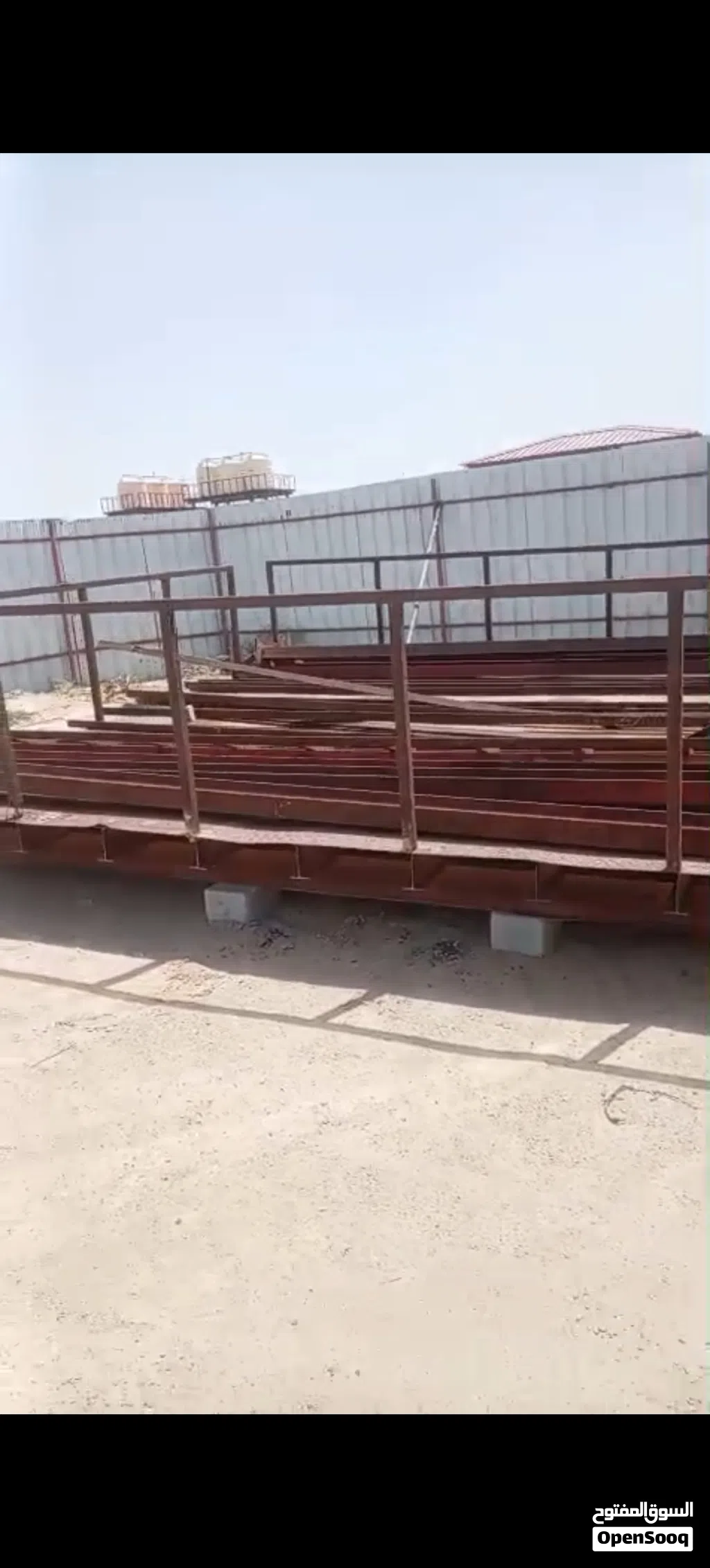 للبيع برج مي مفقوك وجاهز ارتفاع 6متر عرض 4×مع تلاته درام فيبر