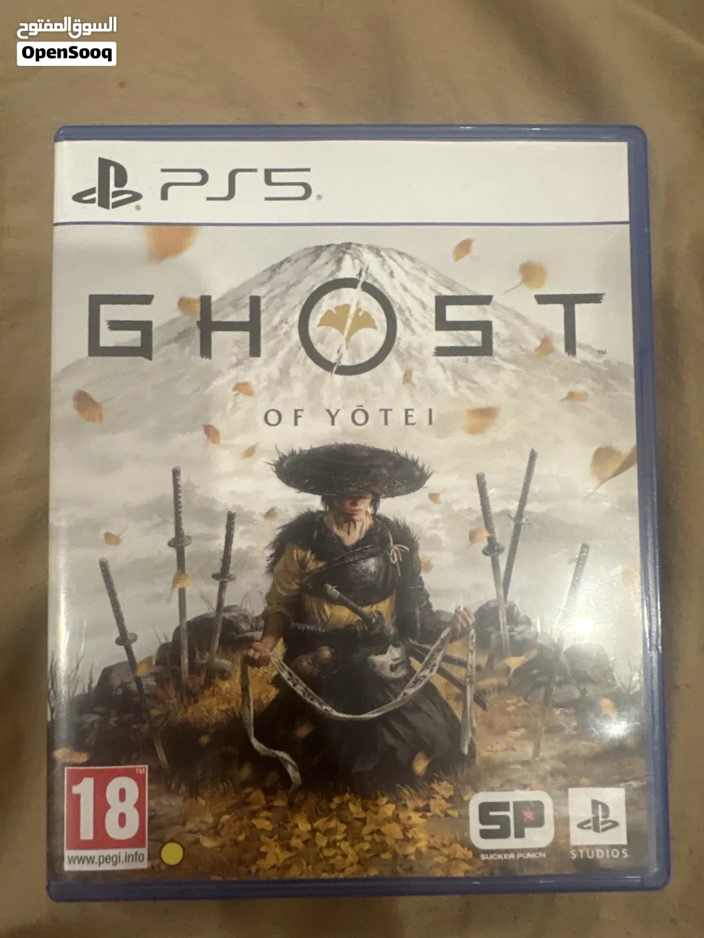 دسكه ghost of yotei نضيفه