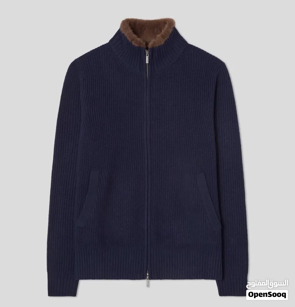 100% wool fur jacket جاكيت مصنوع من صوف طبيعي 100٪ من براند kshkha