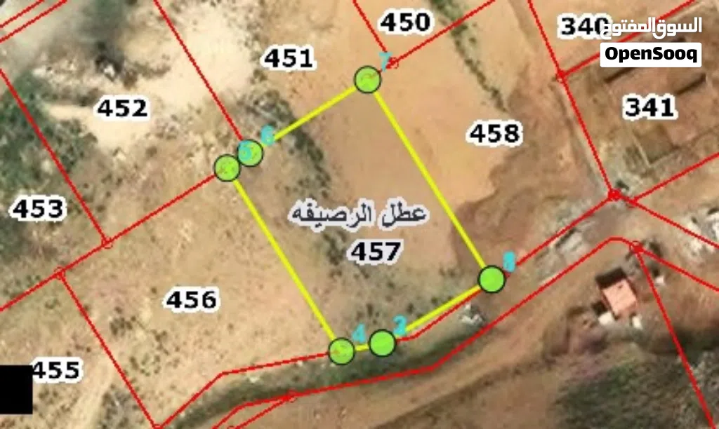 ارض سكني للبيع في الرصيفة للبيع