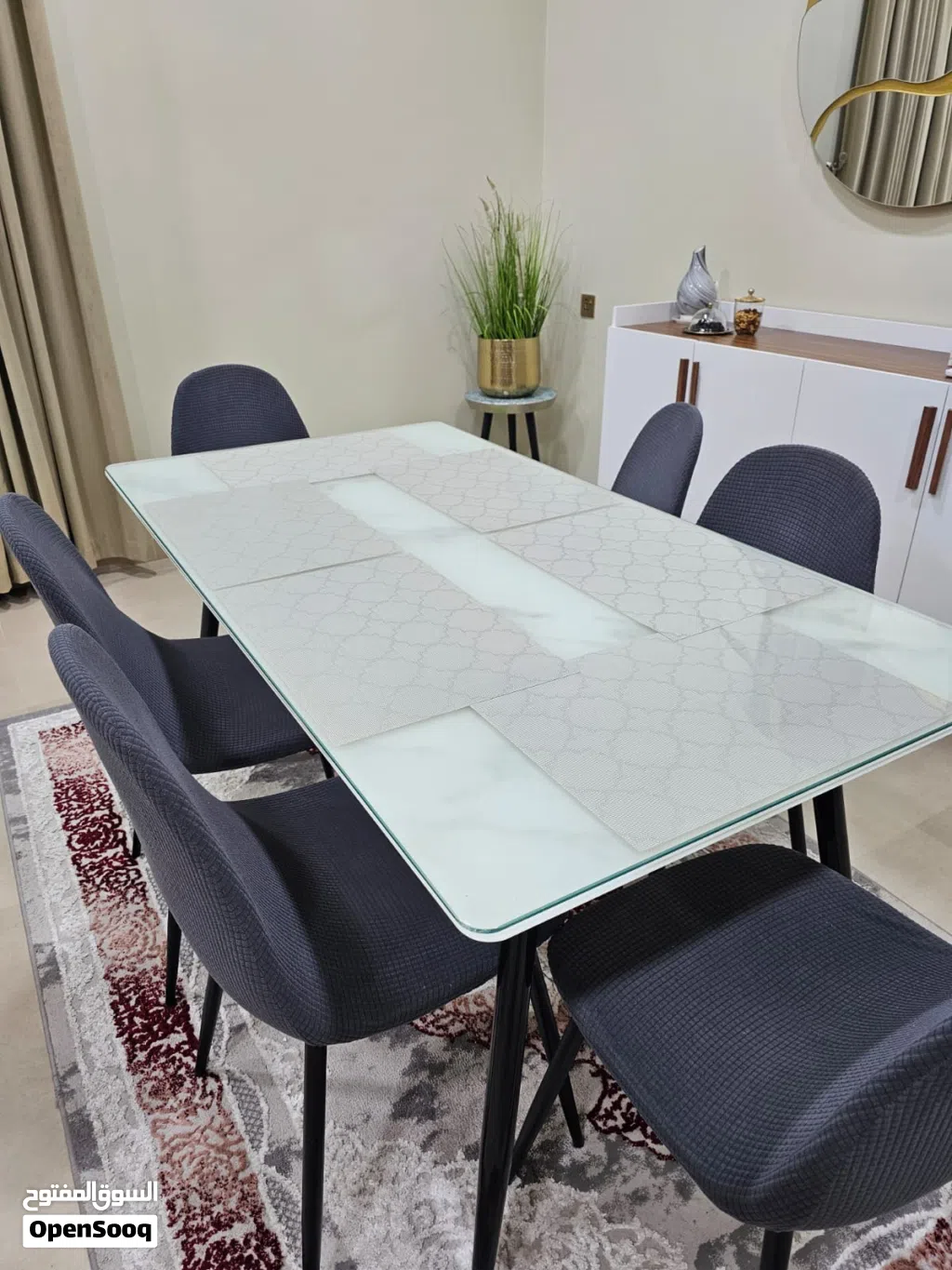 6-Seater Dining Table Set for Sale