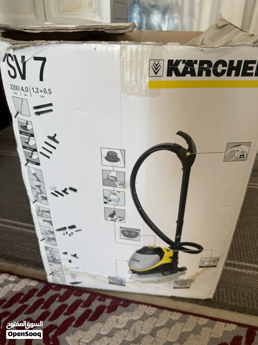 مكينة التنظيف بالبخار ومكنسة water/Dry من شركة KARCHER الألمانيه
