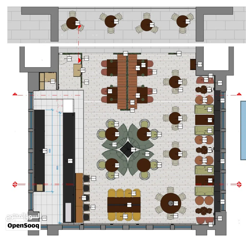 فرصة استثمار للبيع: كافي ومطعم راقٍ مجهّز بالكامل - Sale: A fully equipped, café and restaurant