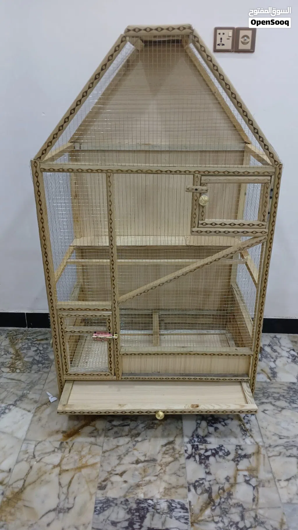 قفص يرهم جميع انواع الطيور كوكتيل غندور طيور الحب فنجس بلابل بسعر مناسب جداً شوف الوصف توصيل ماعندي