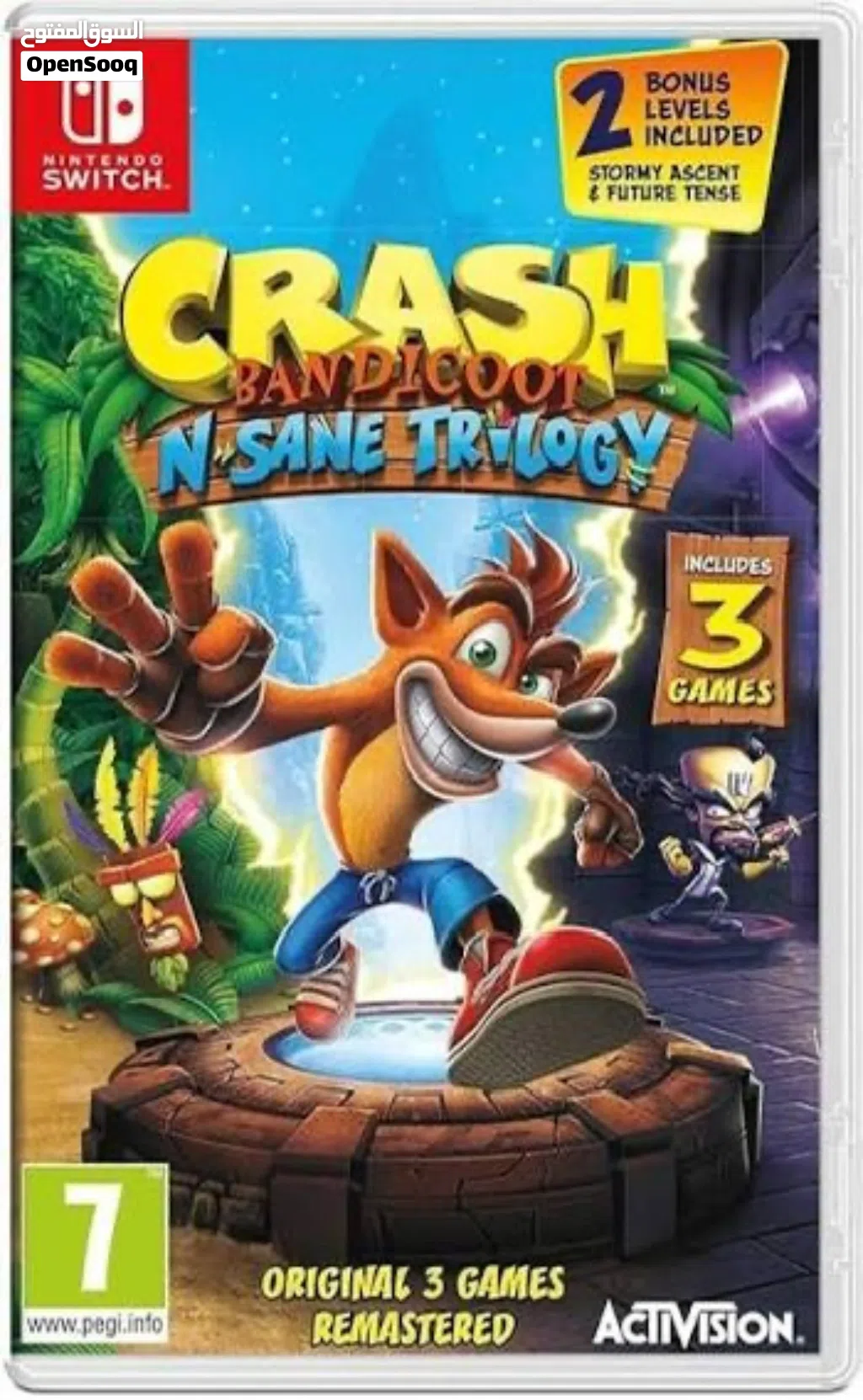 crash n sane trilogy nintendo switch