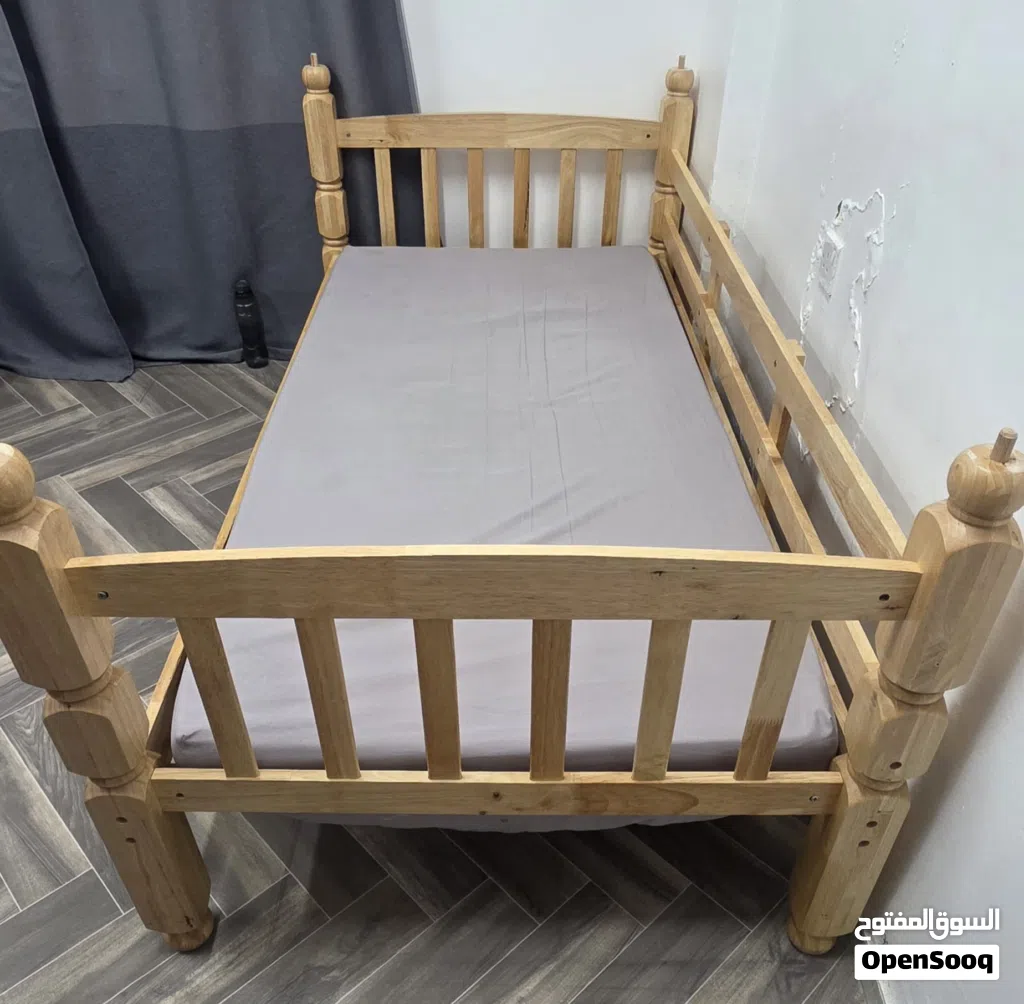 Wooden bunk bed