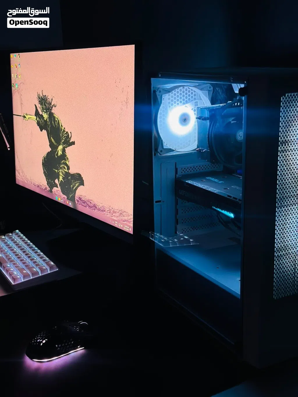 تجميعة 3070 i5-12400F للبيع جهاز نظيف وأموره طيبة
