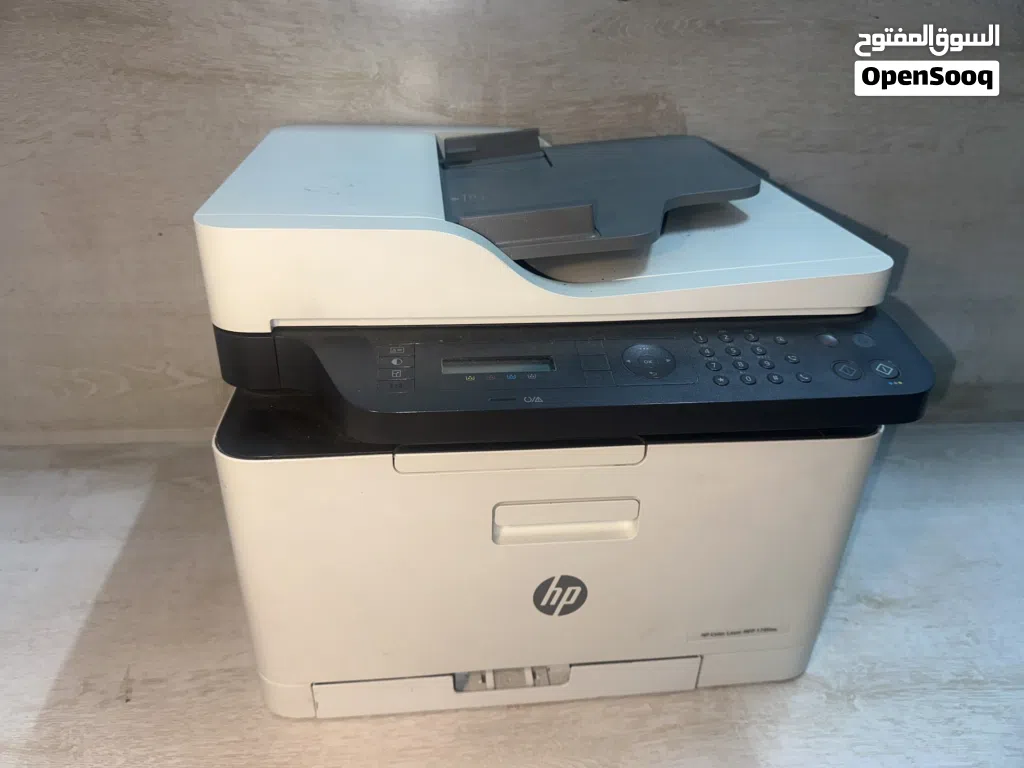 HP Color Laser MFP 178nw سلام عليكم طابعة ملونة بحالة ممتازة.