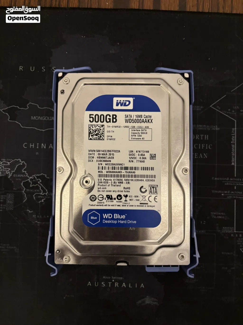 للبيع هارد ديسك HDD سعة 500GB بحالة جيدة