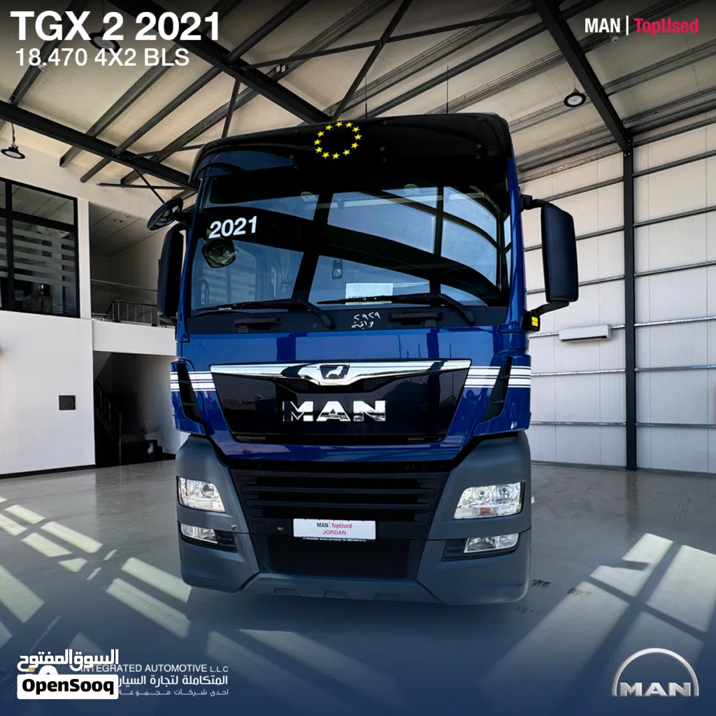 MAN TGX 18.470 4x2 BLS موديل 2021