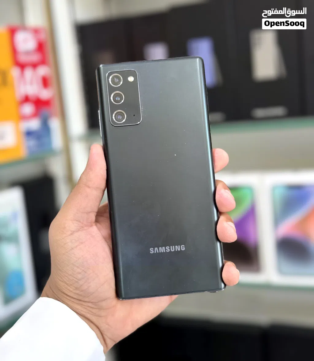 أقوى عرض : Samsung note 20 5G 256gb هواتف بحالة الوكالة بدون شوخ أو مشاكل بحالة الوكالة م الضمان