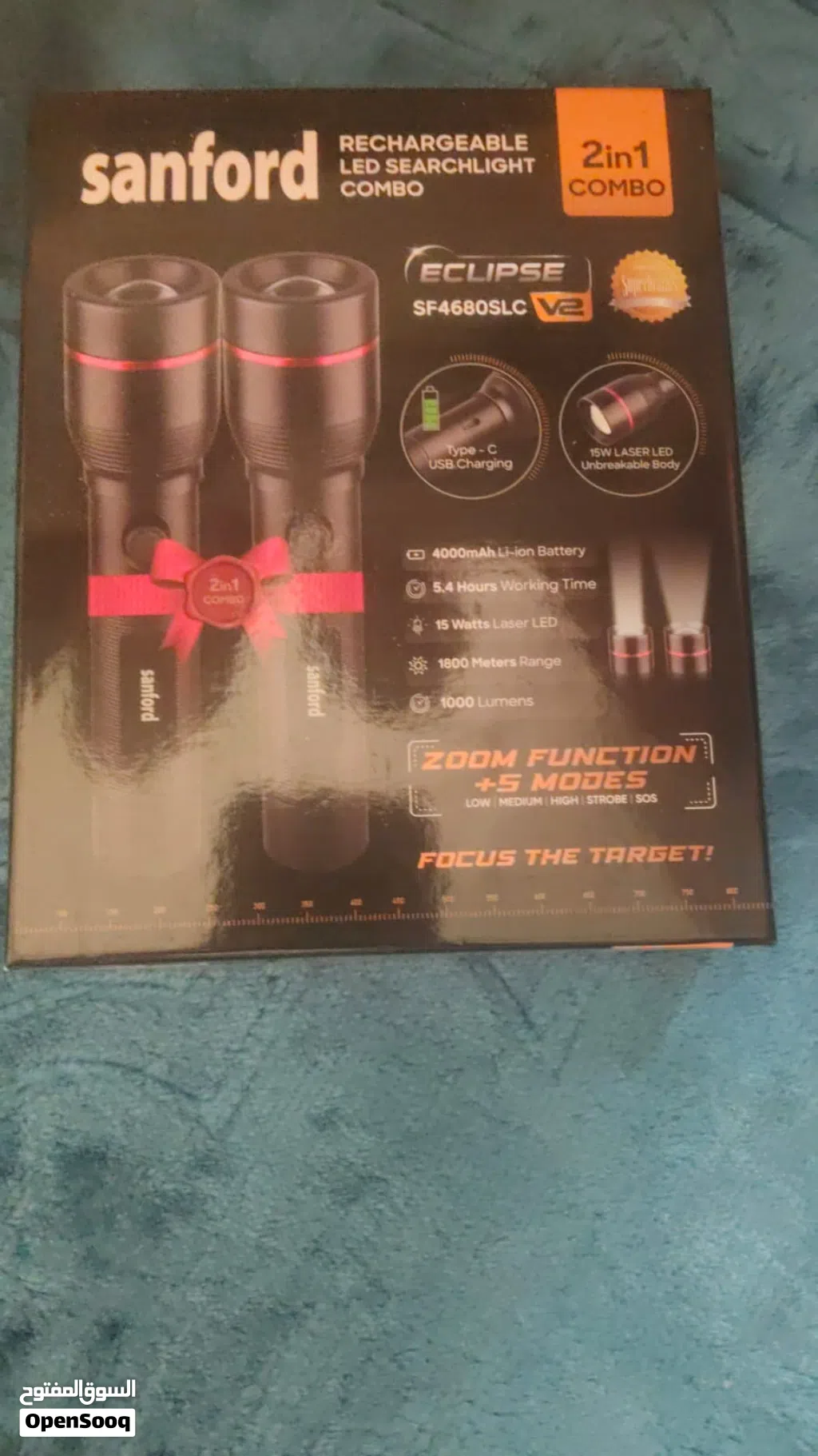 new 2 in one combo led search light for sale
