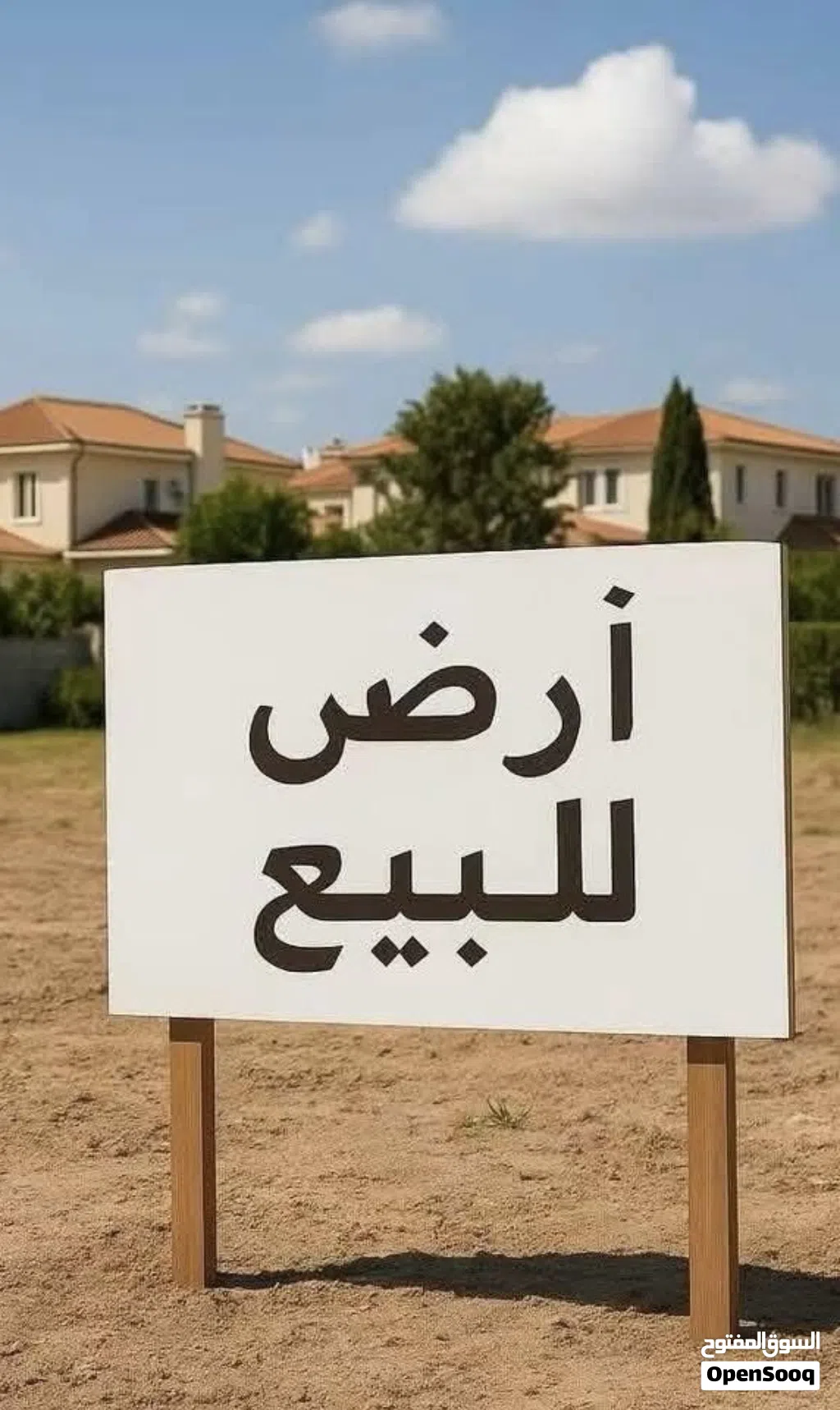 ارض حي سراج علي شارعين قطران لعند لارض