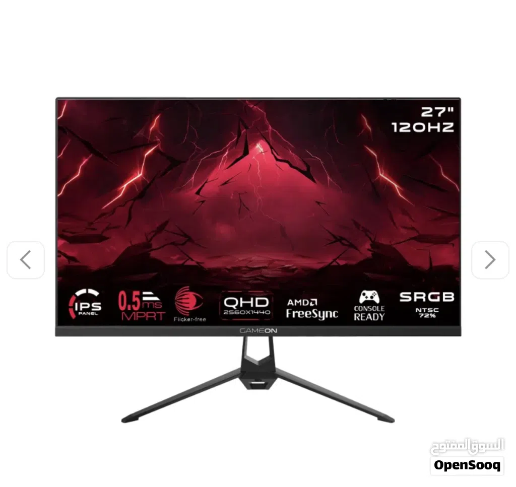 شاشة قيمنق احترافية ( بالكرتون ) 2K - 180Hz