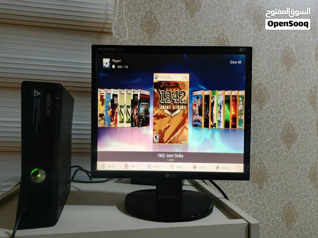 اكس بوكس 360 سلم مهكر (اصدار ارورا) هارد 250غيغا بيه 99لعبة
