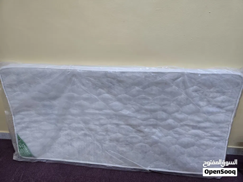SINGLE MATTRESS - 1 MATTRESS-3 OMR COVER NOT REMOVED DELIVERY AVAILABLE BURAIMI