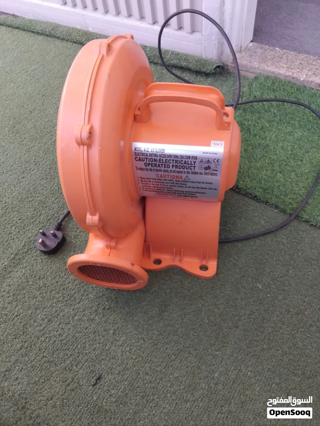 منفاخ (نفاخة) نطيطات ومسابح كهربائي - بحالة ممتازة وصف الإعلان: منفاخ كهربائي (Blower) مخصص لتفخ ا