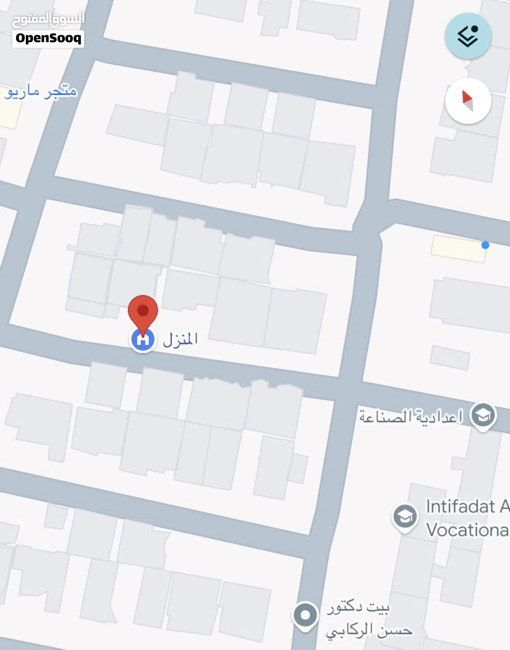 بيت بالامن الداخلي دور الظباط المساحه 350 متر بناء قديم