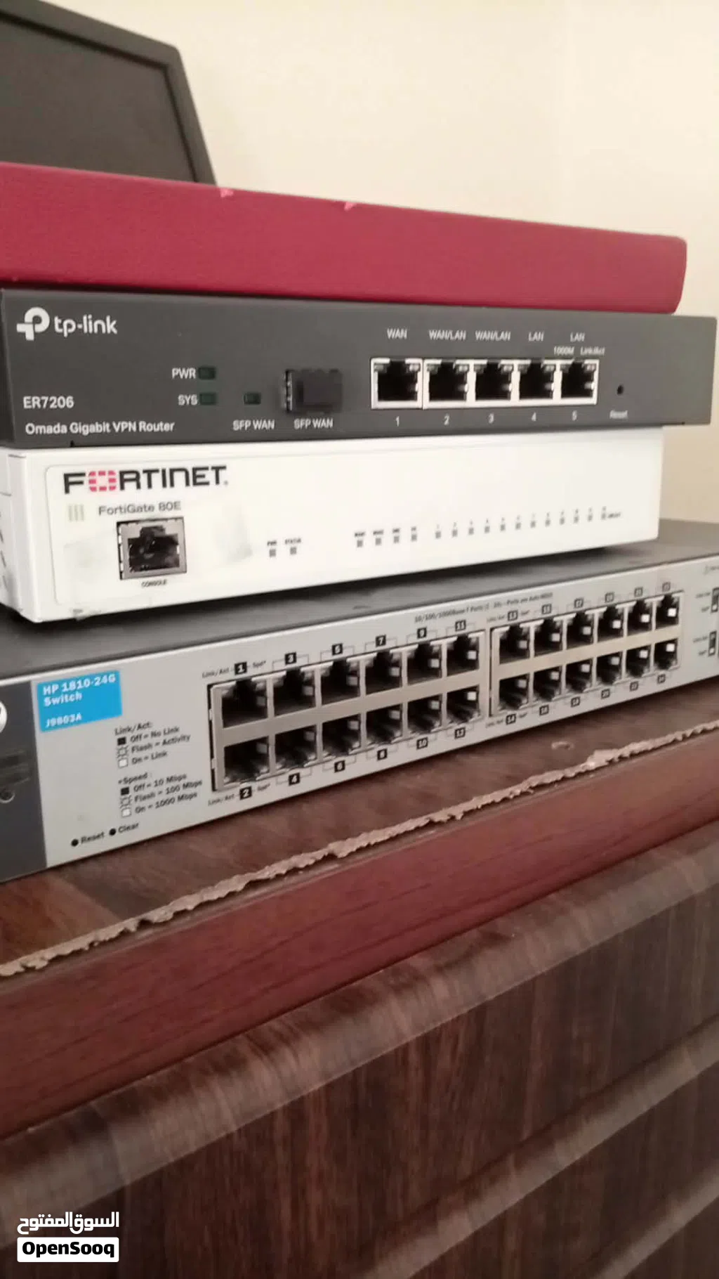 راوتر VPN tp-link Switch HP Firewall fortinet 80e