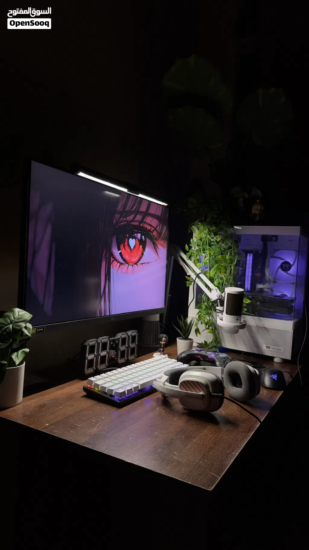 شاشة LG قيمنق 27” 240Hz Full HD حالة ممتازة
