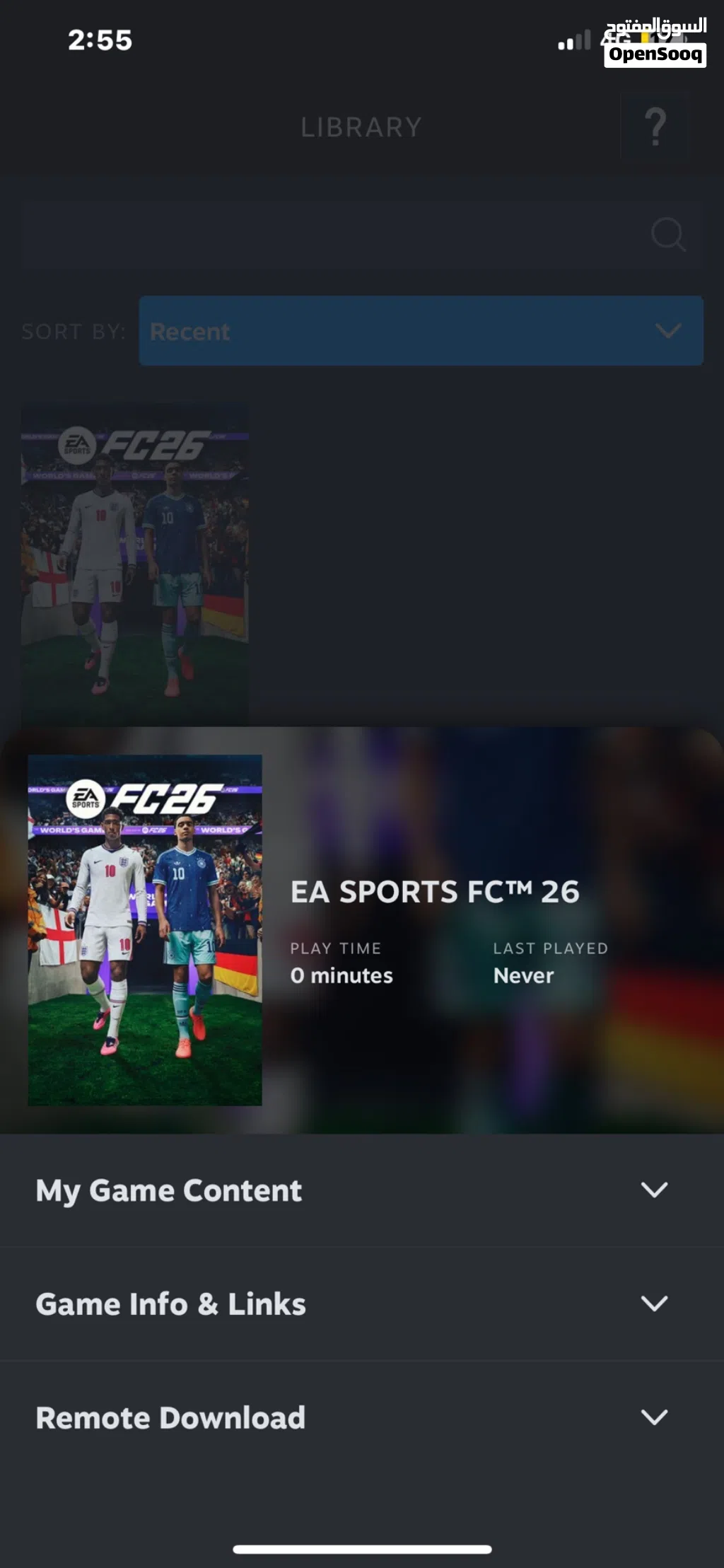 حساب استيم للبيع عليه fc 26