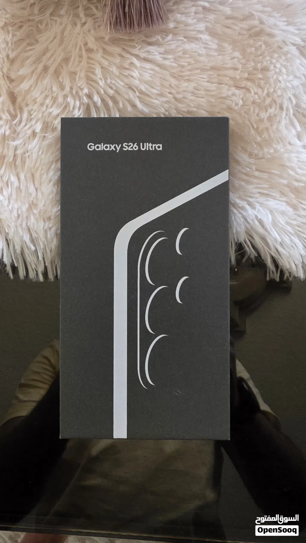 موبايل سامسونج s26 ultra 256 لون اسود جديد بالكرتونة