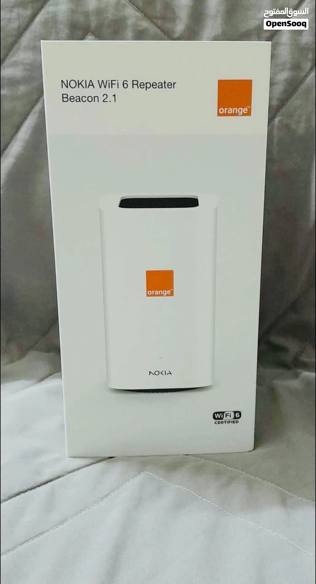 موسع شبكة WI-FI 6 اورنج نوكيا سرعة 3000