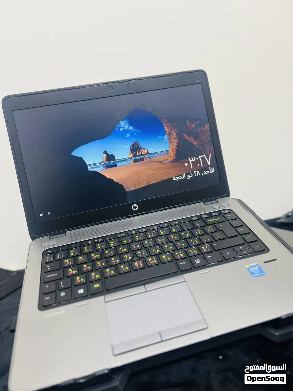 جهاز رجال الاعمال ايليت بوك مستخدم اشي بسيط Core i5 الجيل الرابع للتعليم والتصفح والالعاب الخفيفه