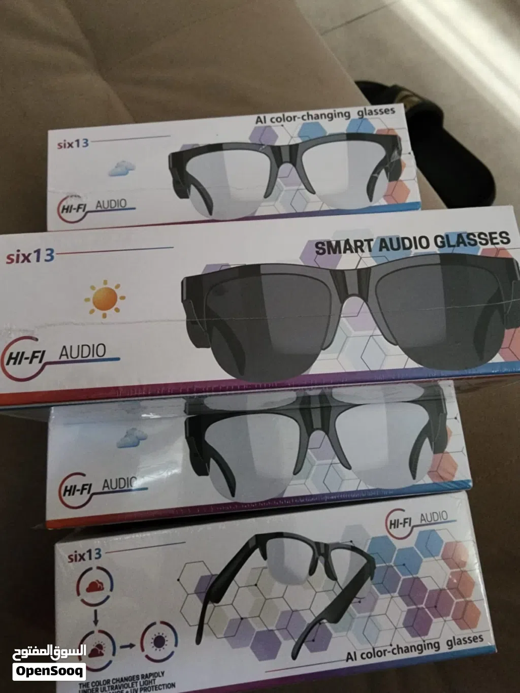 six13 Smart Audio Glasses BT 5.4 UV400 - 6 Pcs Sealed+Unbox JVT